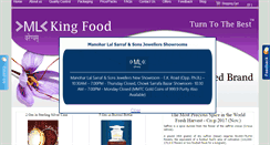 Desktop Screenshot of mlkingfood.com